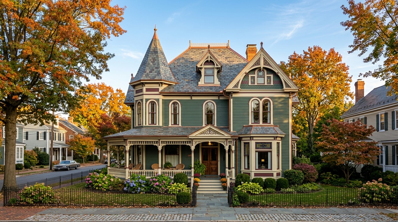 Historic Fredericksburg, VA home with a newly restored natural slate roof Historic Fredericksburg, VA home with a newly restored natural slate roof